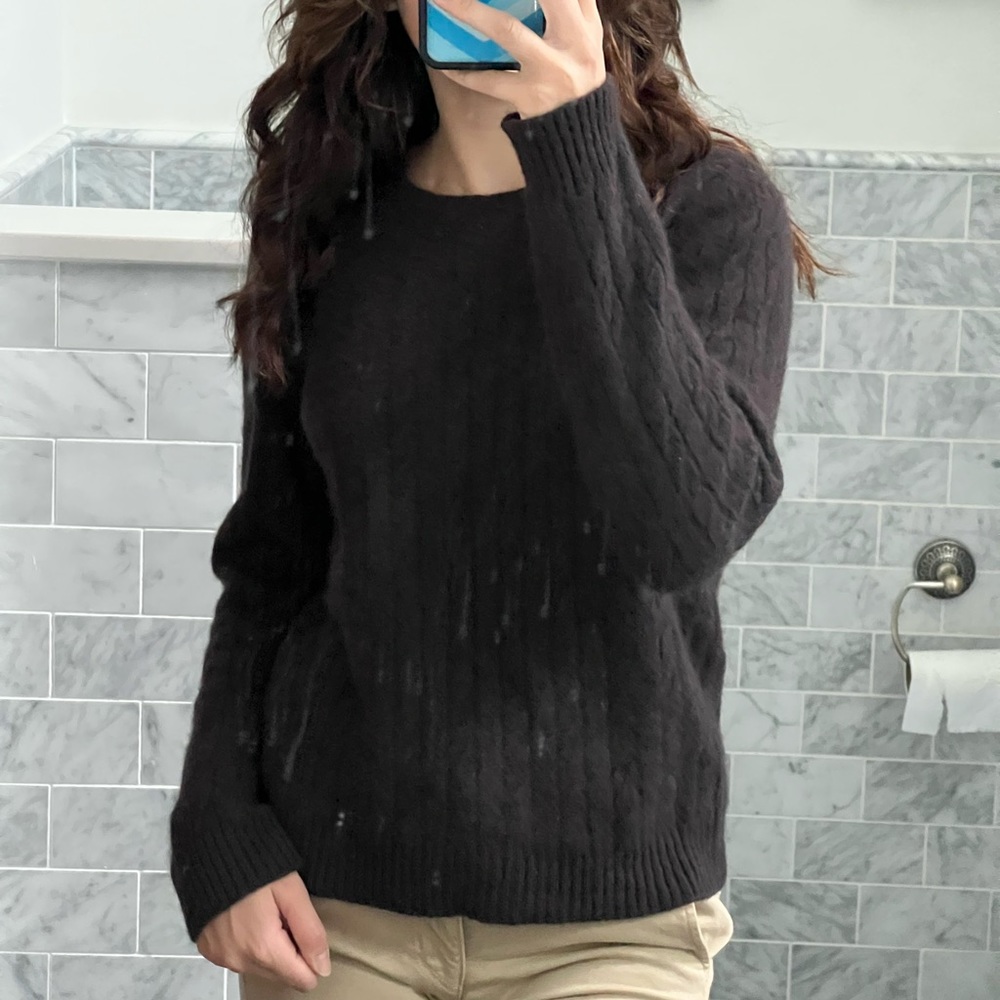 lauren by ralph lauren cable knit sweater